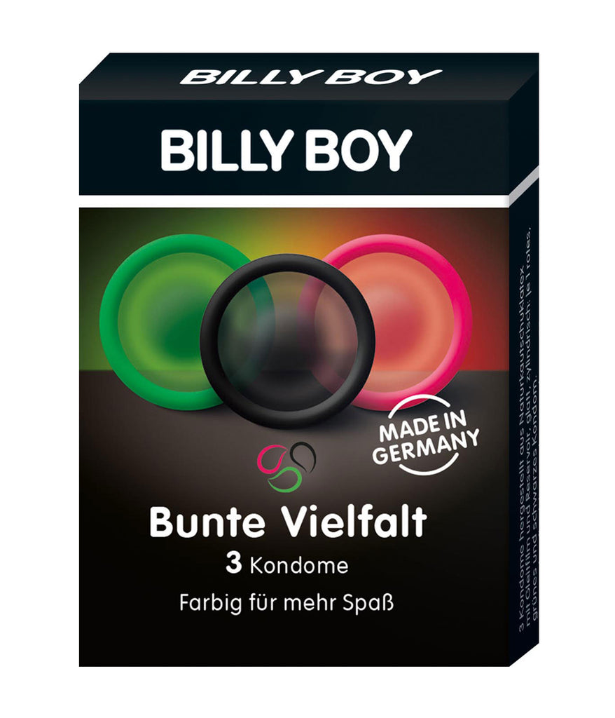 Billy Boy Coloured Condoms (3 Pack)