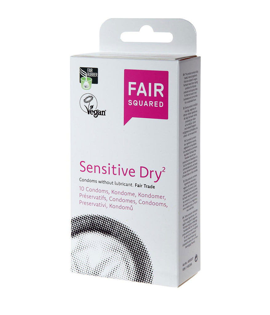 Fair Squared Sensitive Dry Condoms (10 Pack)