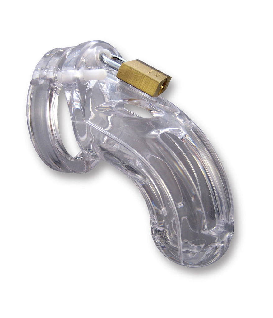 Male Chastity The Curve Clear Cage