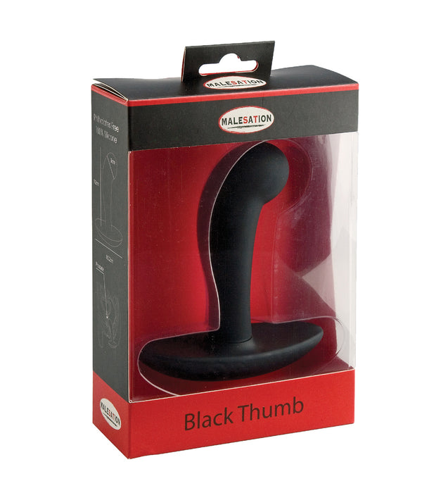 Malesation Black Thumb Butt Plug