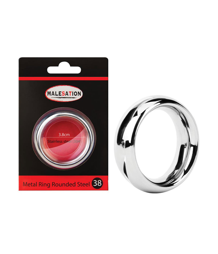 Malesation Rounded Steel Metal Cock Ring