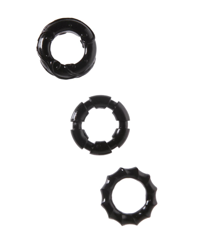 Malesation 3 Piece Stretchy Cock Ring Set