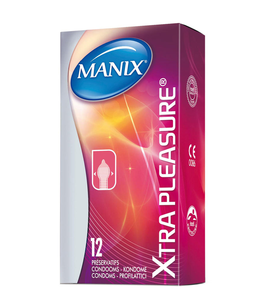 Manix Xtra Pleasure Condoms (12 Pack)