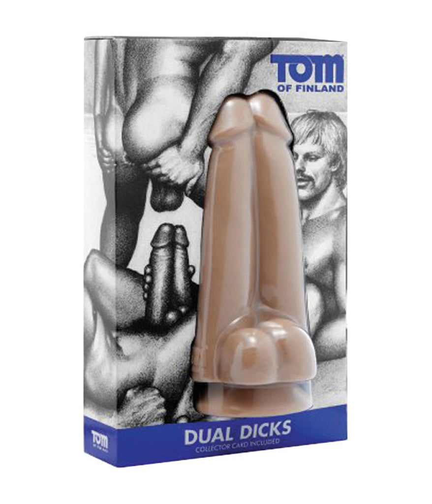 Tom of Finland Dual Dicks with Suction Cup